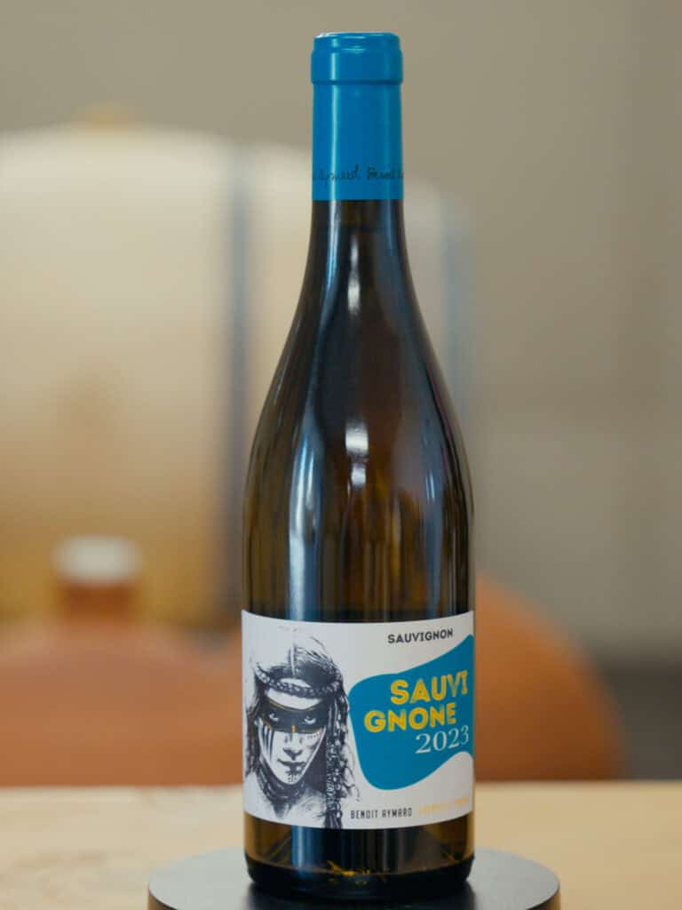 Visuel illustrant la cuvée Sauvignonne, du Clos d'Audhuy de Benoît Aymard. Ici un 100% sauvignon Blanc en IGP Côtes du Lot
