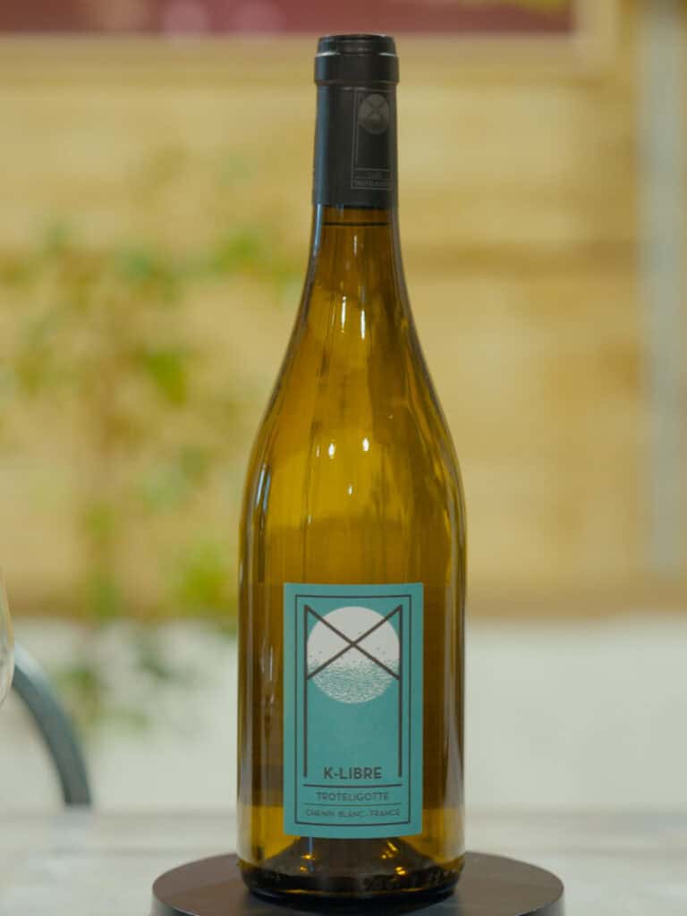 Visuel illustrant la cuvée K-Libre d'Emmanuel Rybinski, du Clos Troteligotte. Un 100 % Chenin