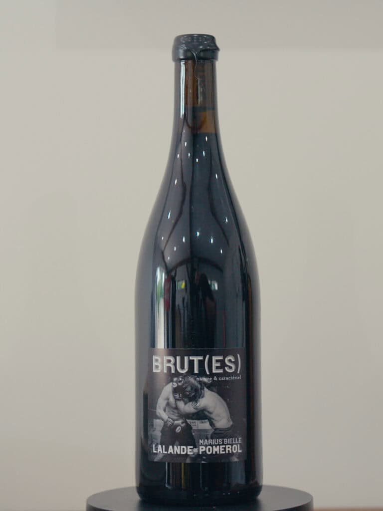 visuel illustrant la cuvée de Damien Bielle nommée: Brute(s) AOP Lalande de Pomerol, 100 % Merlot