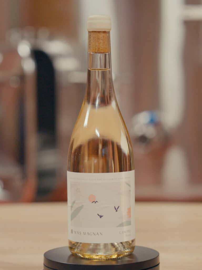 visuel illustrant la cuvée du domaine Mas Magnan nommée: Canopée. Un 100% Grenache Gris