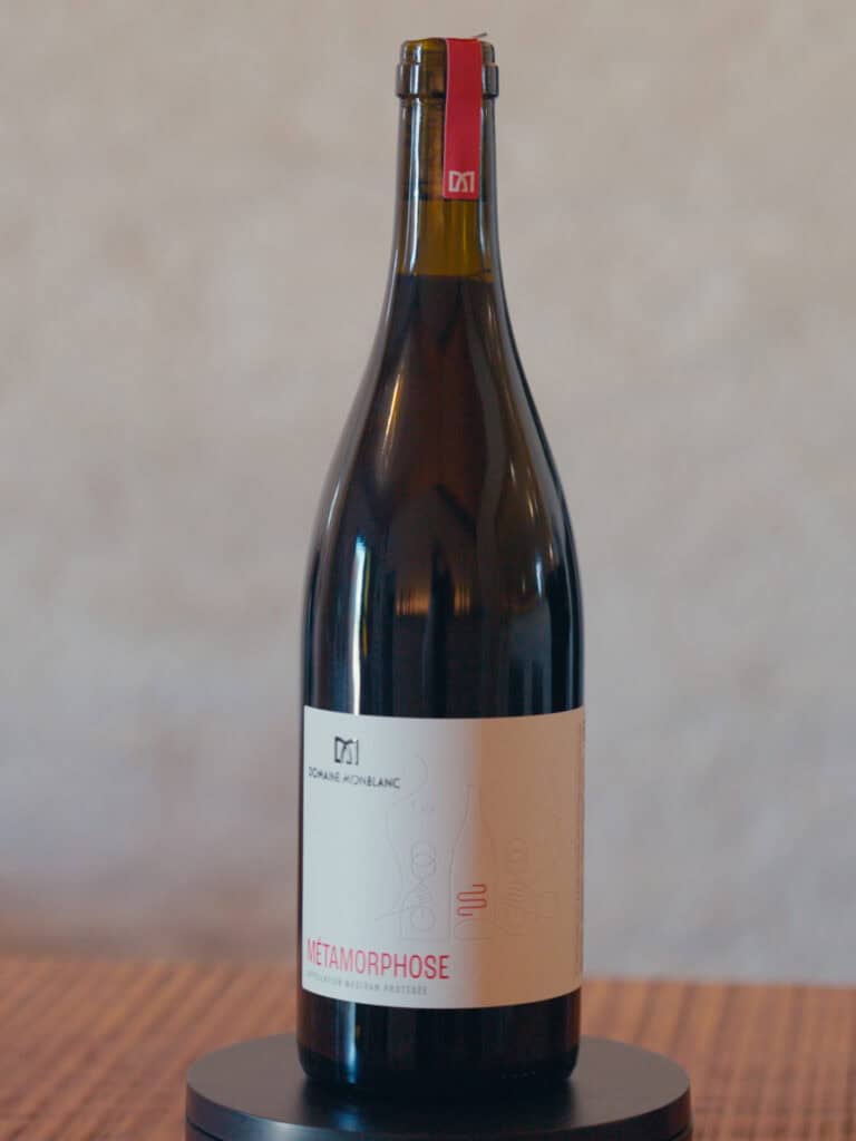 Visuel illustrant la cuvée Métamorphose de Florian Saint Orens du domaine Monblanc. Un 100 % Tannat en AOC MADIRAN